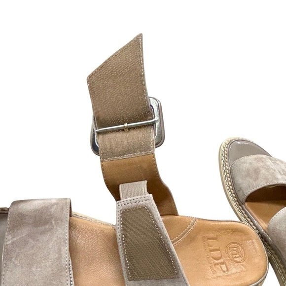 LDP Dalbir Suede Buckle Strap Sandals | Size 8.5M - Picture 3 of 10